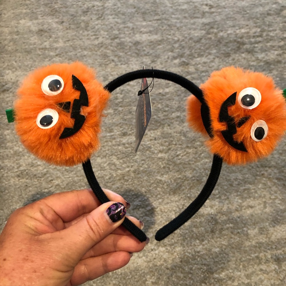 Pumpkin headband, cute Halloween costume